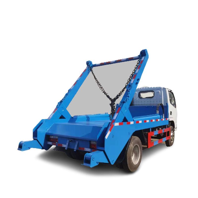 دونغفنغ 4 × 2 شاحنة لجمع القمامة لودر