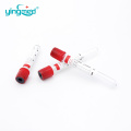 Disposable plain additive vacuum blood collection tube