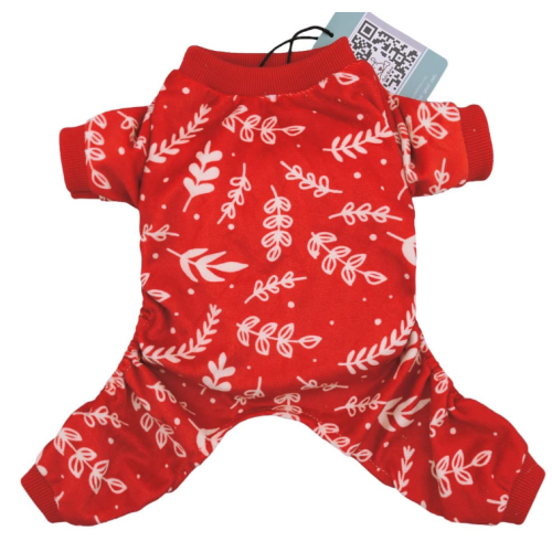 Body de vêtements pour animaux de compagnie mignon PJS