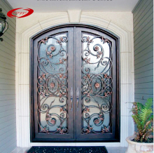 Double Wrought Iron Doors