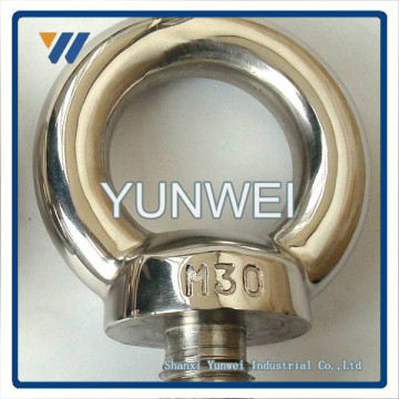 Stainless Steel Machinery Shoulder Lifting Eye Bolt M6 x 25mm 500 Lbs WLL 316 SS SS Eye Bolt