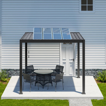 Custom Solar Pergola Shades for Gardens