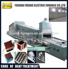 copper brazing furnace, copper heat exchanger furnace, continuous brazing furnace