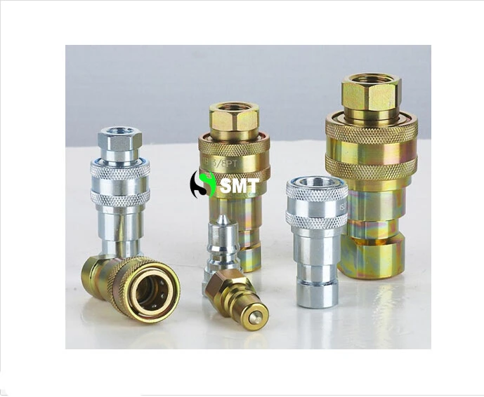 ISO Quick Disconnect Coupling (Steel) and Stainless Hydraulic Quick Coupler