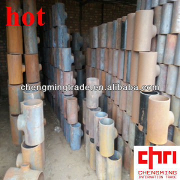 carbon steel butt welding astm a234 steel pipe tee A105 Seamless Pipe tee