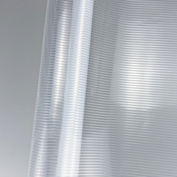 Large stripe transparent clear liner for shelf liner