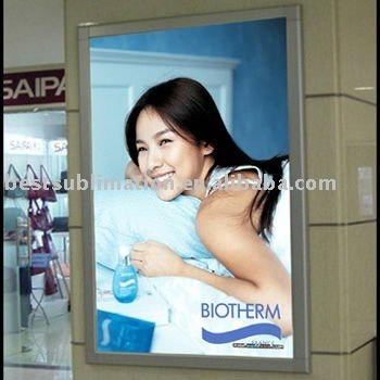 Fabric backlit banner