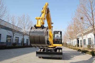 China best selling 15T Wheel Excavator HTL150-8