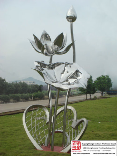 Великолепный ручной работы скульптура из нержавеющей стали