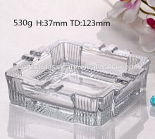 High Quality clear squared glass ashtray