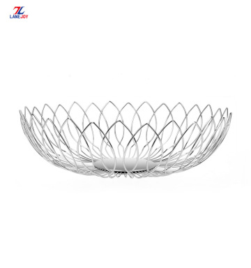 Stainless Steel wire fruit Storage Basket Fruit set