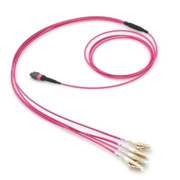 8F MPO to 4LC Duplex OM4 Hybrid Cable