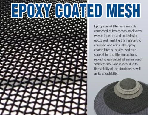 epoxy coated concrete wire mesh