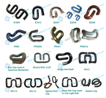 Elastic Railway Clips for sale