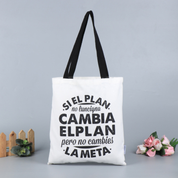 Custom Eco plain tote reusable canvas bag
