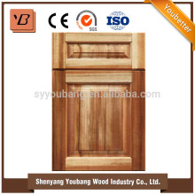 household furniture modern kitchen cabinet solid wood door material