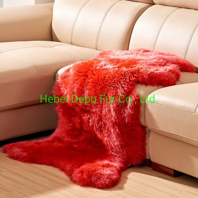 Black, Yellow, White, Red, Pink Colors and Others Sheepskin Rug Carpet