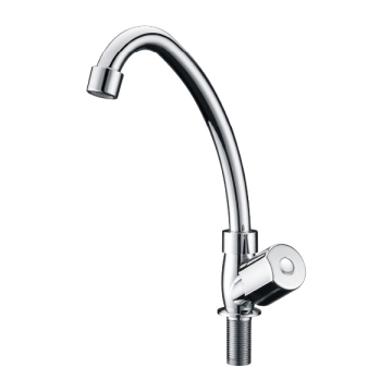 deck mounted long neck kitchen tap