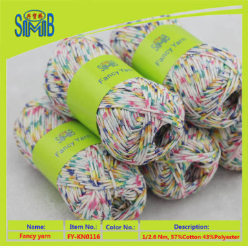 2015 new design hot sale polyester ribbon knitting yarn from Shanghai