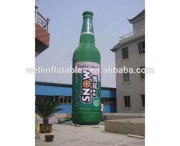cheap inflatable beer bottle for promotion / advertising inflatable bottle / inflatable wine bottle