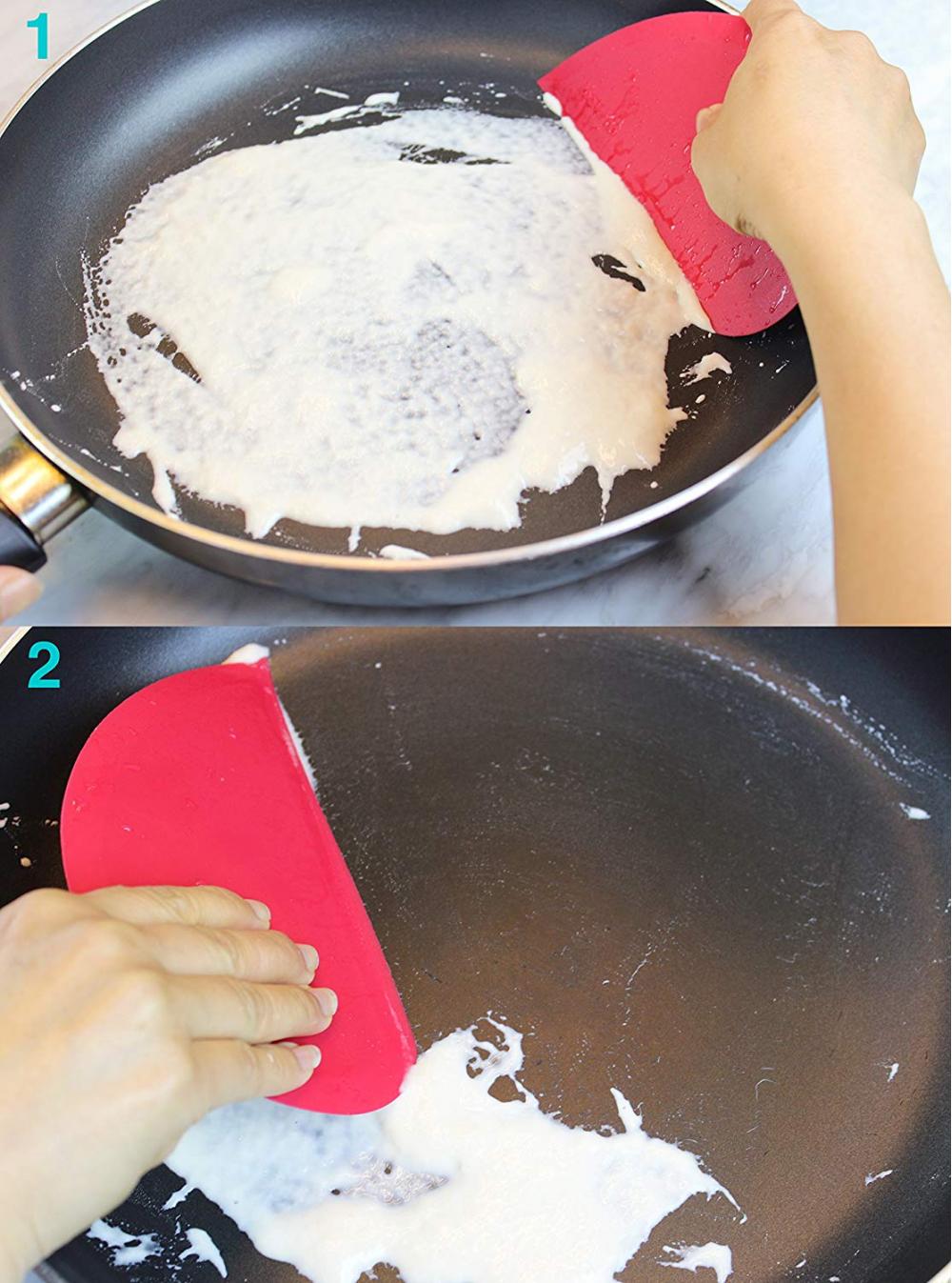 Multi-Purpose Silicone Cream Dough Bowl Scraper