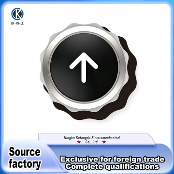 High-End Glass Insert Button for Commercial Lifts