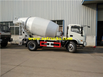 Yuejin 2500L Small Concrete Mixer Trucks