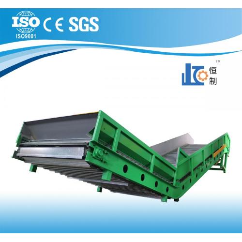 Horizontal hydraulic baler machine conveyor