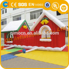 Inflatable Christmas Village Houses Santas Grotto Santas Hut Santa Claus House Christmas Lighted Houses