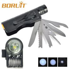 Multifunctional Emergent Survinals LED Mini Flashlight With Tool Knife