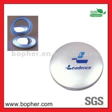 creative plastic tin pocket mirror