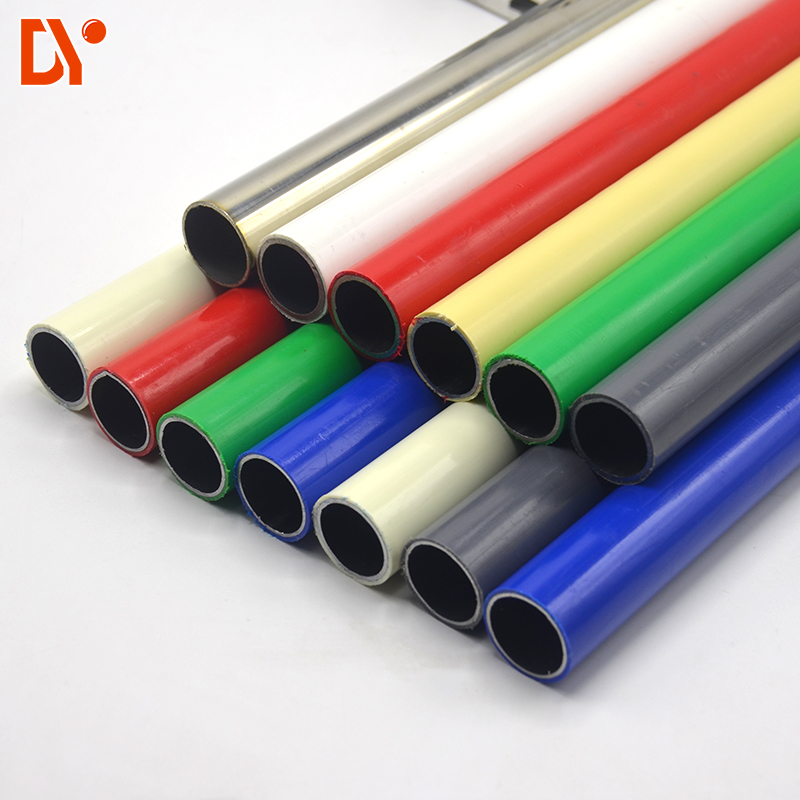 Lean Plastic Coated Seamless Steel Pipe for Storage Rack Supplier