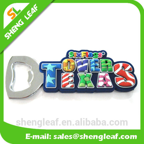 Custom soft pvc rubber bottle opener, soft pvc beer drink bottle opener, 3d logo custom rubber soft pvc drink bottle opener