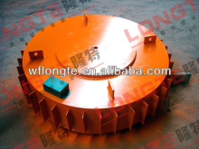 Suspended dry conveyor electromagnetic separator