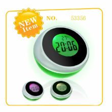 2015 promotional supply mini clock with electronic items