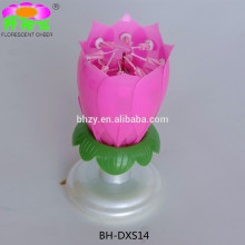 2016 Hot Selling Wholesale 2- layer Wholesale Lotus Candels with Firecracker