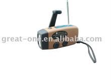 Solar AM/FM/NOAA RADIO