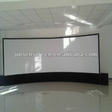 large curved projction screen/frame projection screen