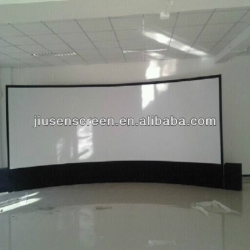 large curved projction screen/frame projection screen