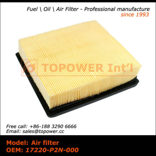 Cheap goods from china auto air filter 17220-P2N-000