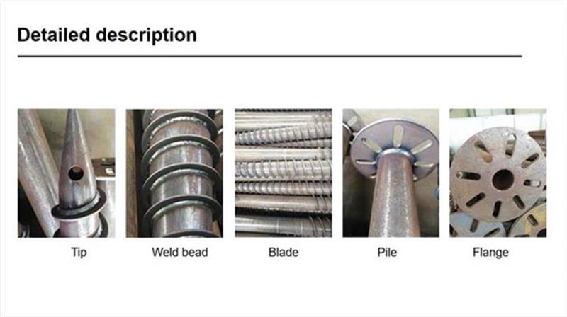 flange screw pile