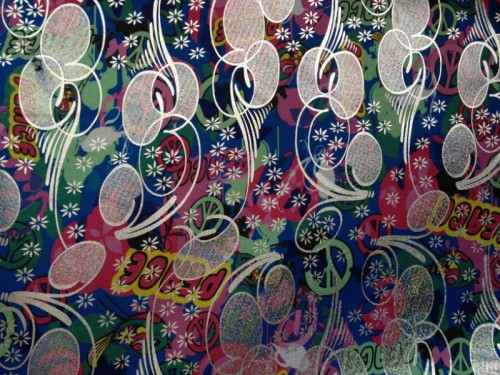 New Arrival 600d Flowers Printed Fabric