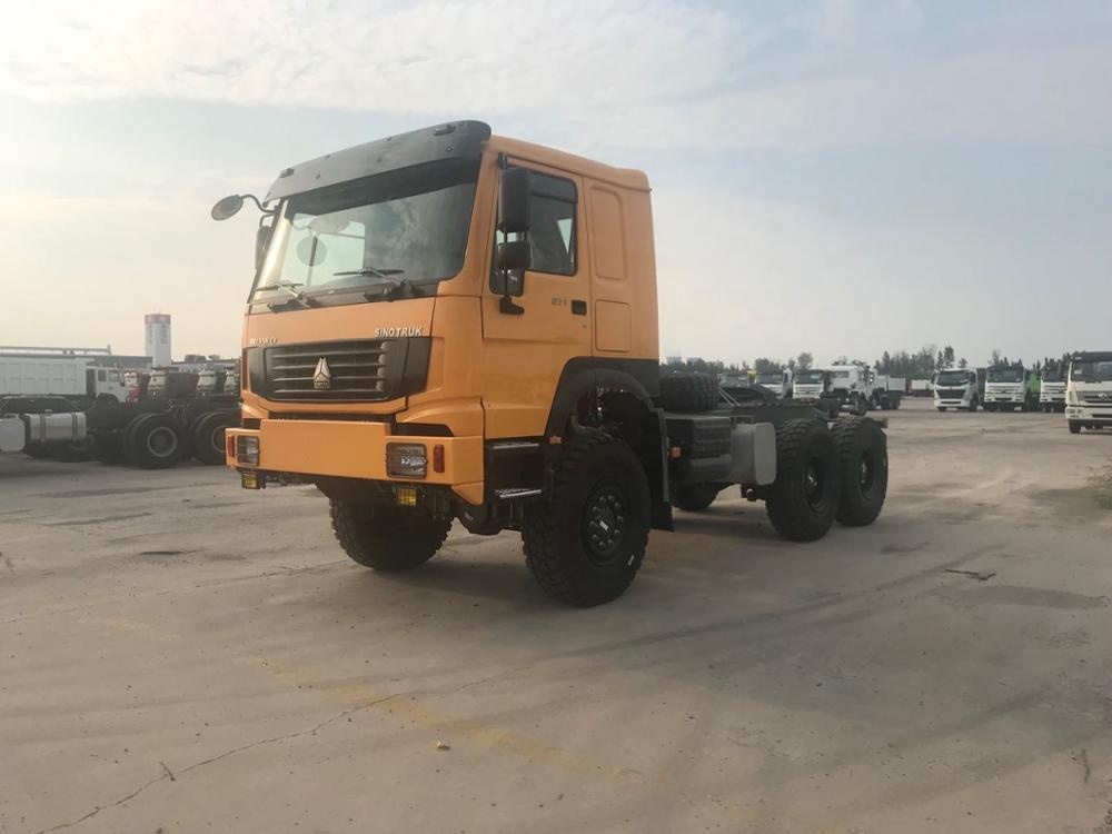 Trator de caminhão HOWO 6x6 com 371HP