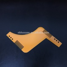 Customzied plastic beard shaping tool beard comb