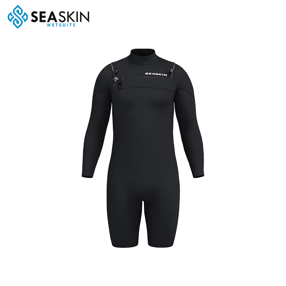 Seackin Mens 3/2mm μακρύ μανίκια άνοιξη Wetsuit