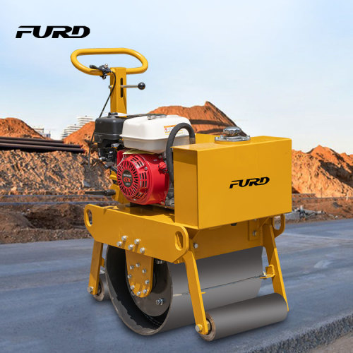 200kg Superior quality walk behind mini single double drum compactor