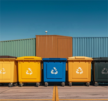 Customized Carbon Steel Construction Skip Bins for Waste Management