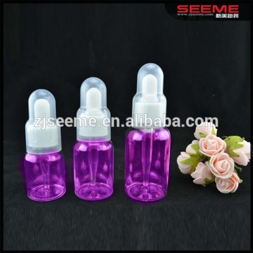 10ml 30ml plastic black dropper bottle