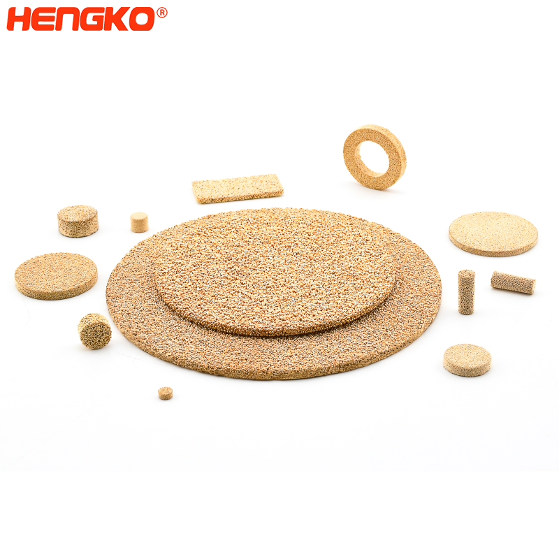 Bronze Brass Sintered Powder Porous Disc Filter Factory High-precision Copper Can Be Customized 3 5 7 10 15 20 40 50 60 70 90um