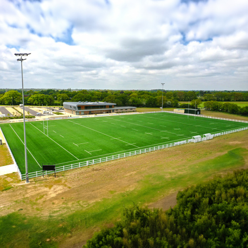 Jeugd rugby veld kunstmatig gras